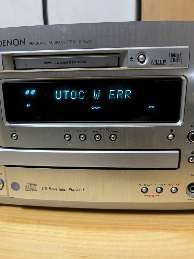 デノン　DENON D-ME33動作品リモコン付