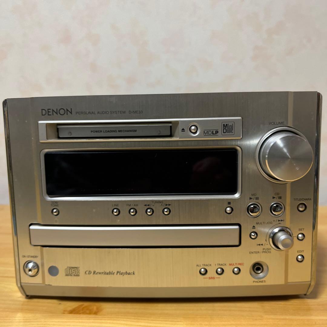 デノン　DENON D-ME33動作品リモコン付