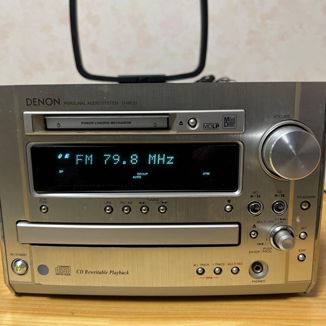 デノン　DENON D-ME33動作品リモコン付