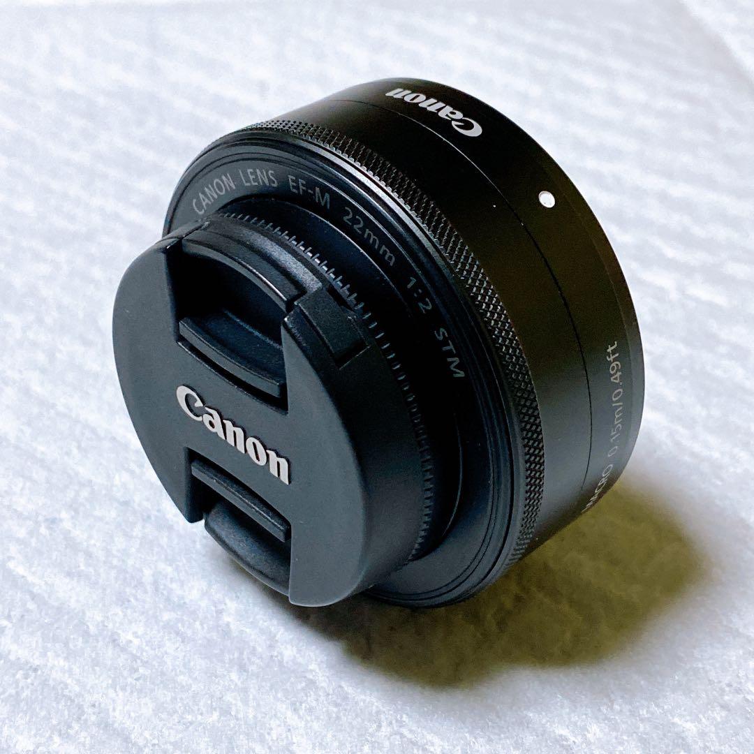 極美品 Canon 単焦点広角レンズ EF-M22mm F2 STM