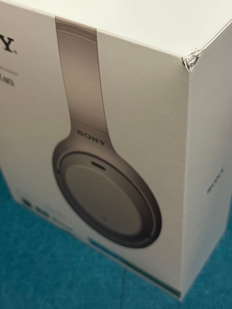 SONY WH-1000XM3 プラチナシルバー　【ダメージあり】