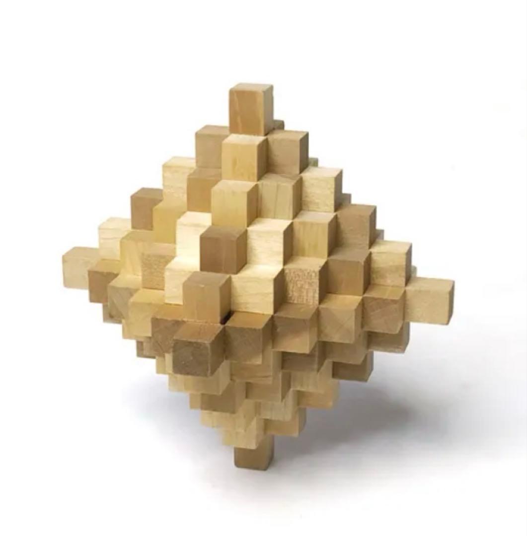 美品　山中組木工房 51本組木　山中成夫 組木細工