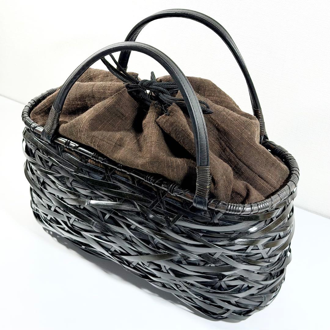 美品 竹巧彩 ハンドバッグ タグ付き