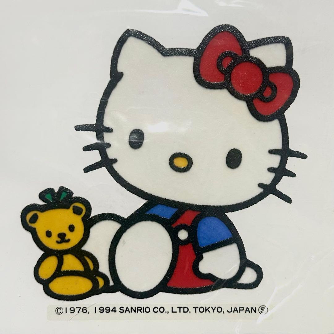 新品【希少】 ステンドグラスシート はがせーる Hello Kitty キティ