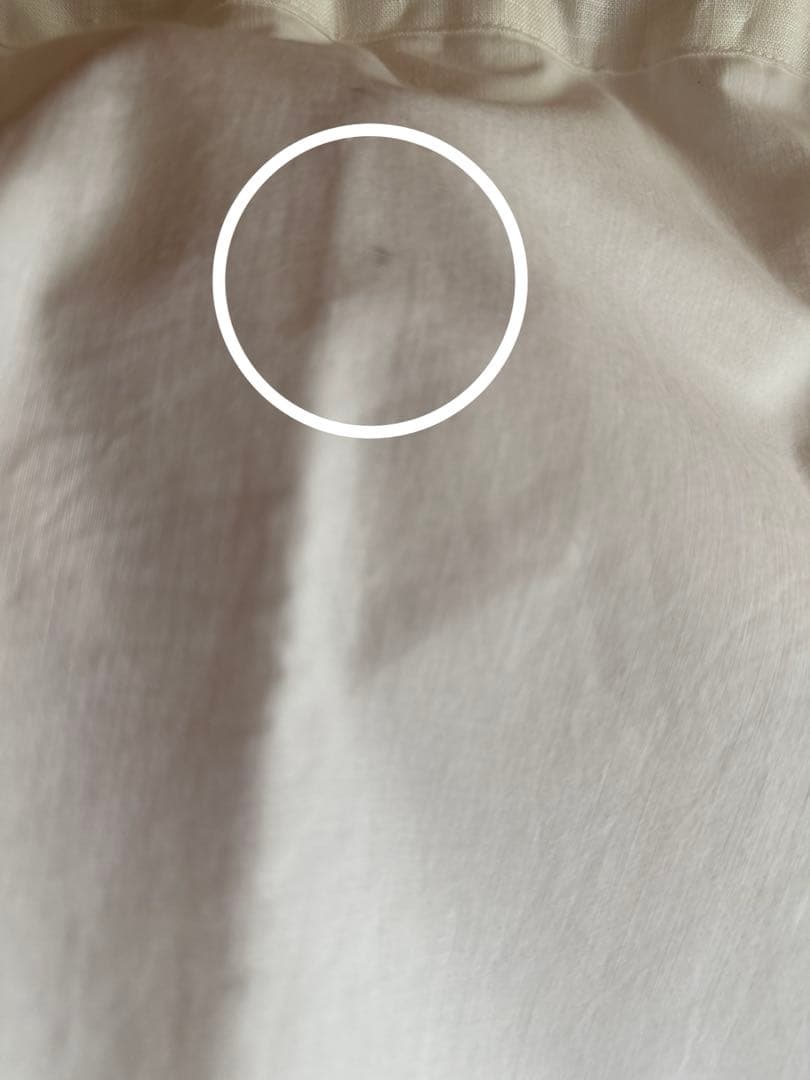 ナチュラルリネンカーテンஐ⋆*フランスアンティークモノグラム・ホワイト