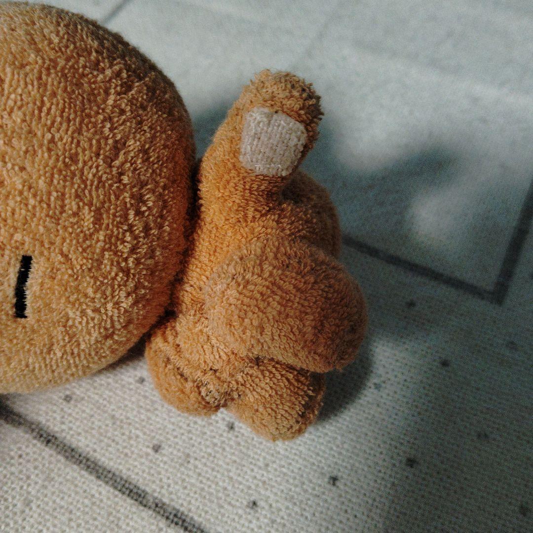 こげぱん　おすわり　マスコット　ぬいぐるみ　パイル　サンエックス 体操座り