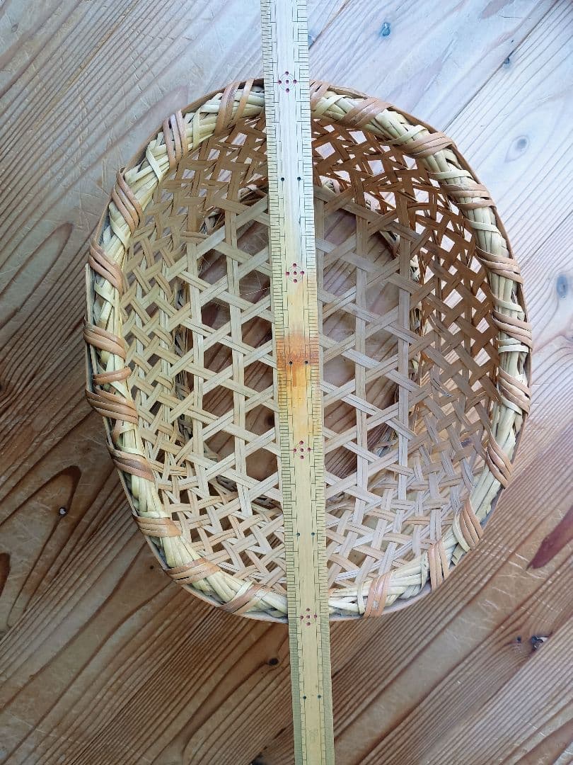 鳥越竹細工　小物入れ　碗籠