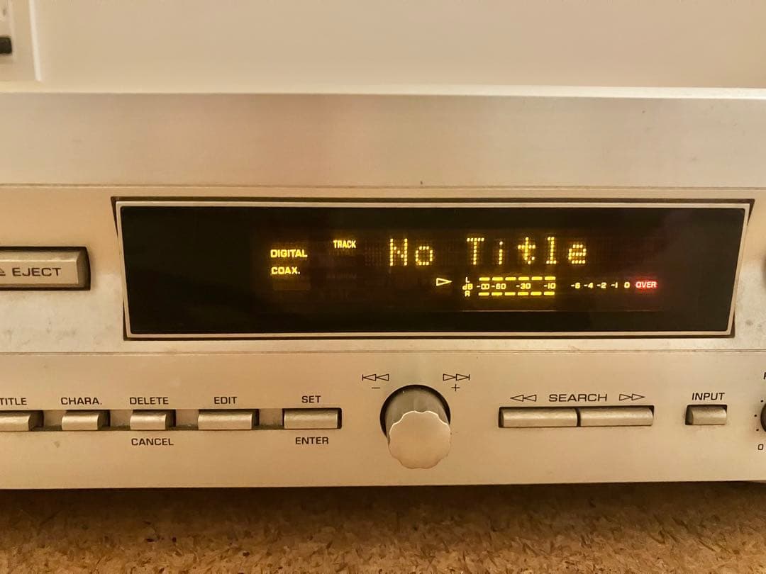 【動作確認済】YAMAHA MDX-793 MDプレイヤー リモコンあり