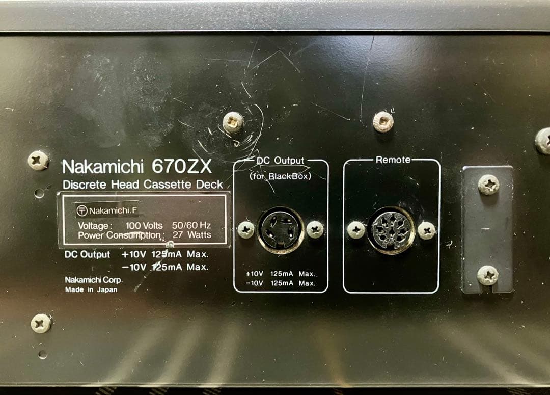 Nakamichi 670ZX カセットデッキ動作品