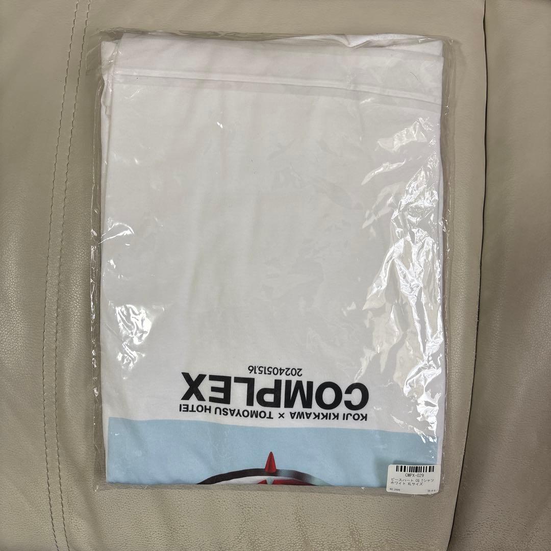 新品 COMPLEX 布袋寅泰日本一心 ピースハートCG Tシャツ XL