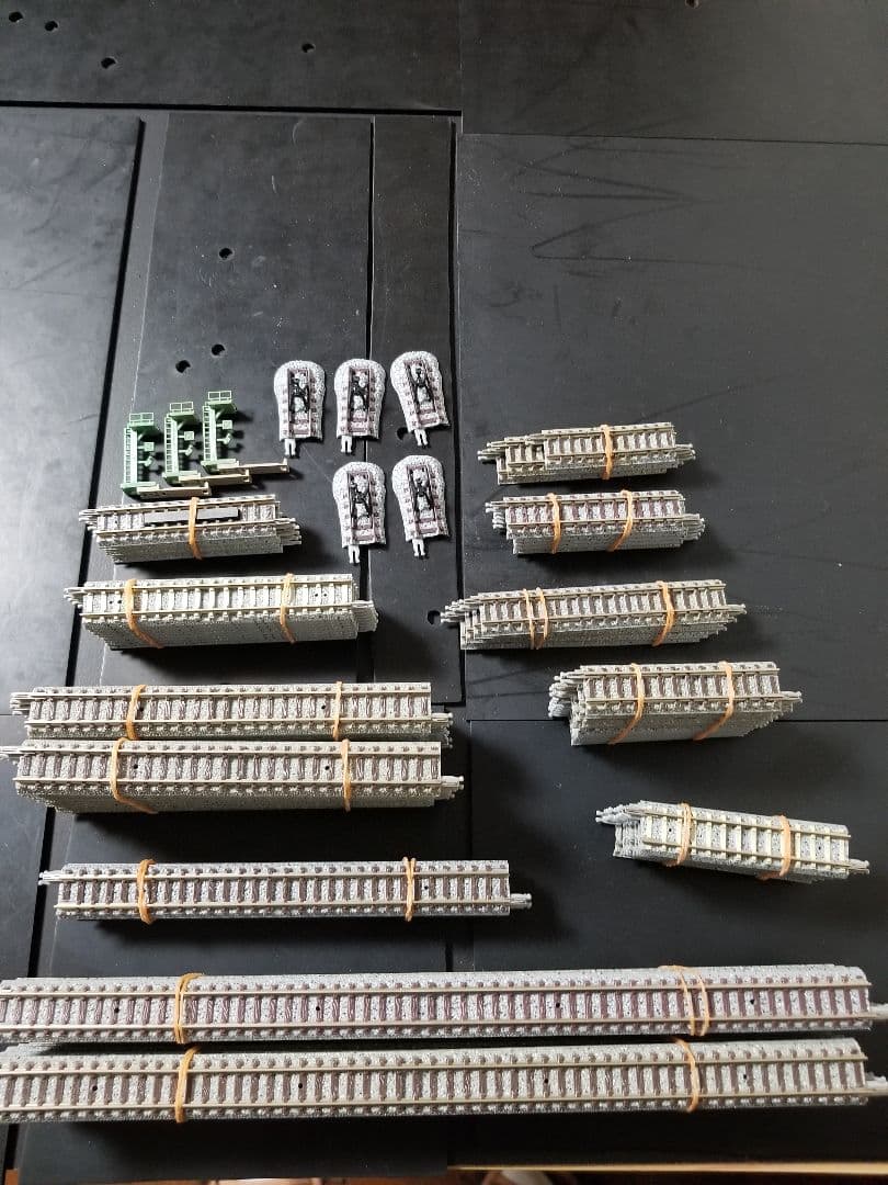 月*読様 Nゲージ　パワーユニット+ボックス+ポイント+レール+フィーダーのセッ