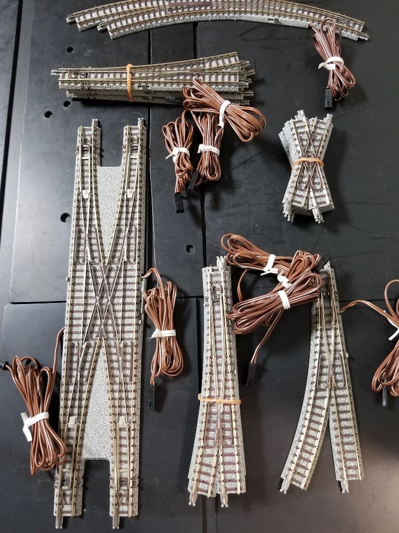 月*読様 Nゲージ　パワーユニット+ボックス+ポイント+レール+フィーダーのセッ