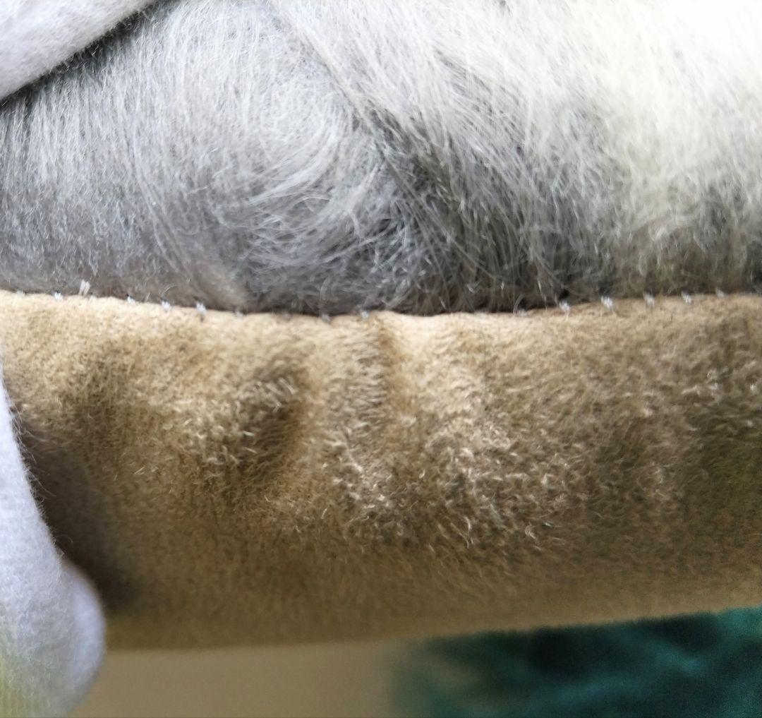 ニチロ毛皮 ムートン クッション 3色 美品