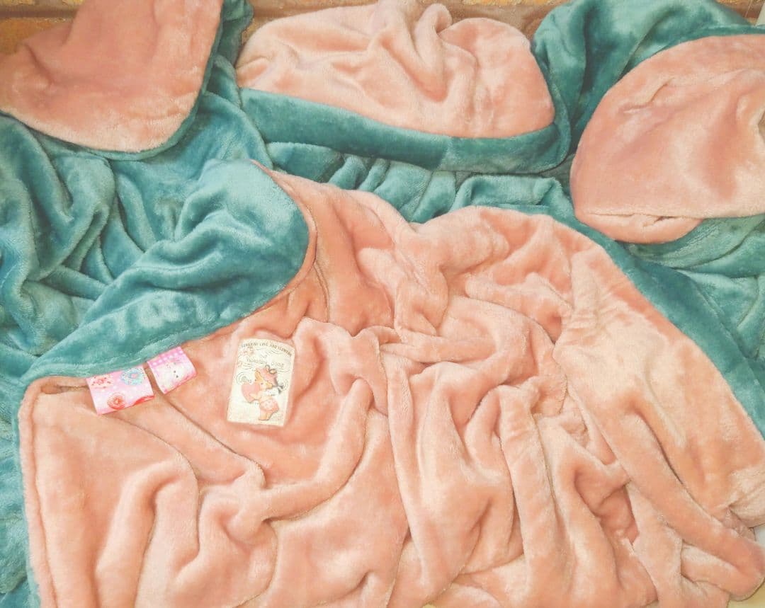 専用♥感謝特価♥みかん❤肉厚マシュマロWボア❤セミダブルお布団ボアケット
