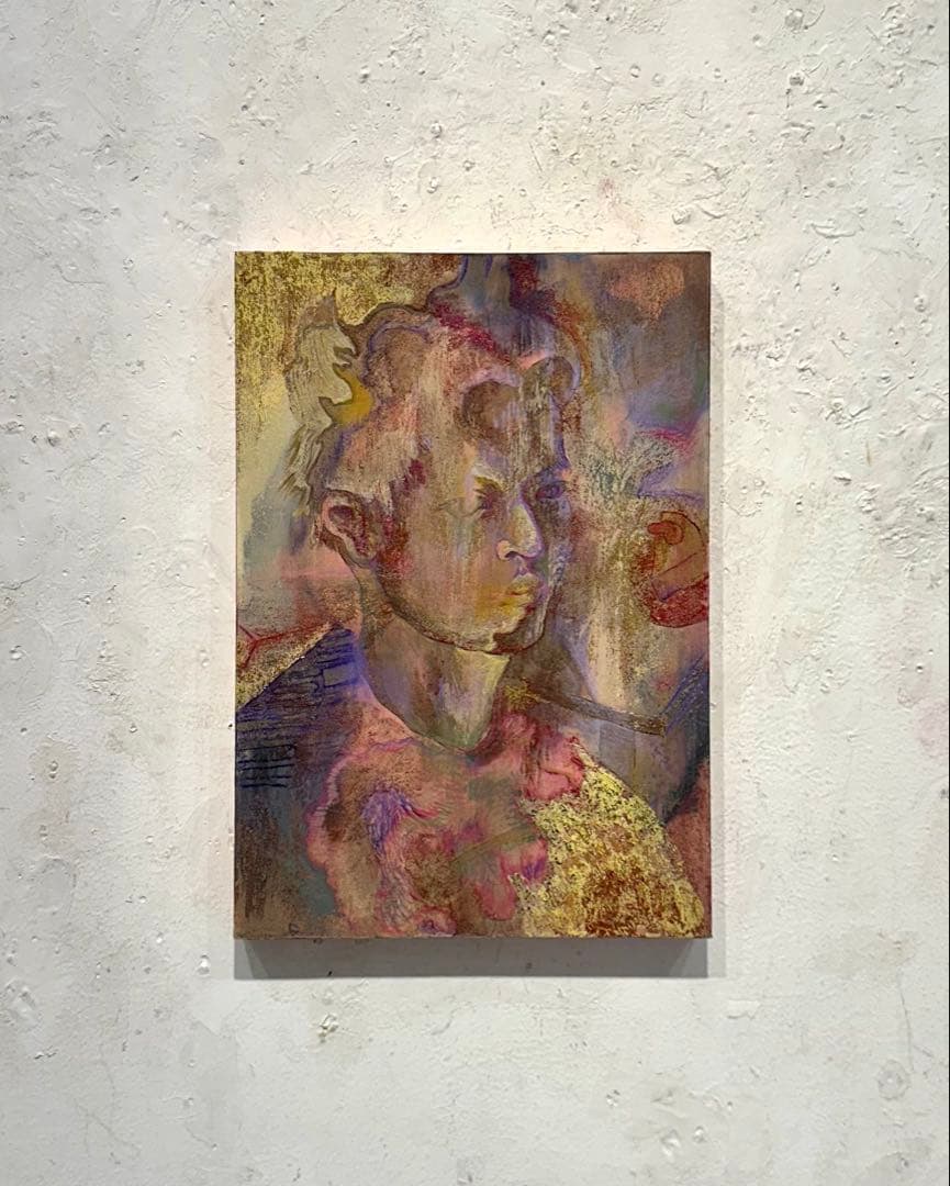 「きっと最高で最悪 Ⅰ 」（日本画、絵画）