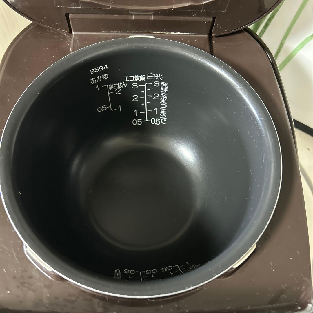 炊飯器　象印3合炊き　極め炊き　21年製 NP-GW05