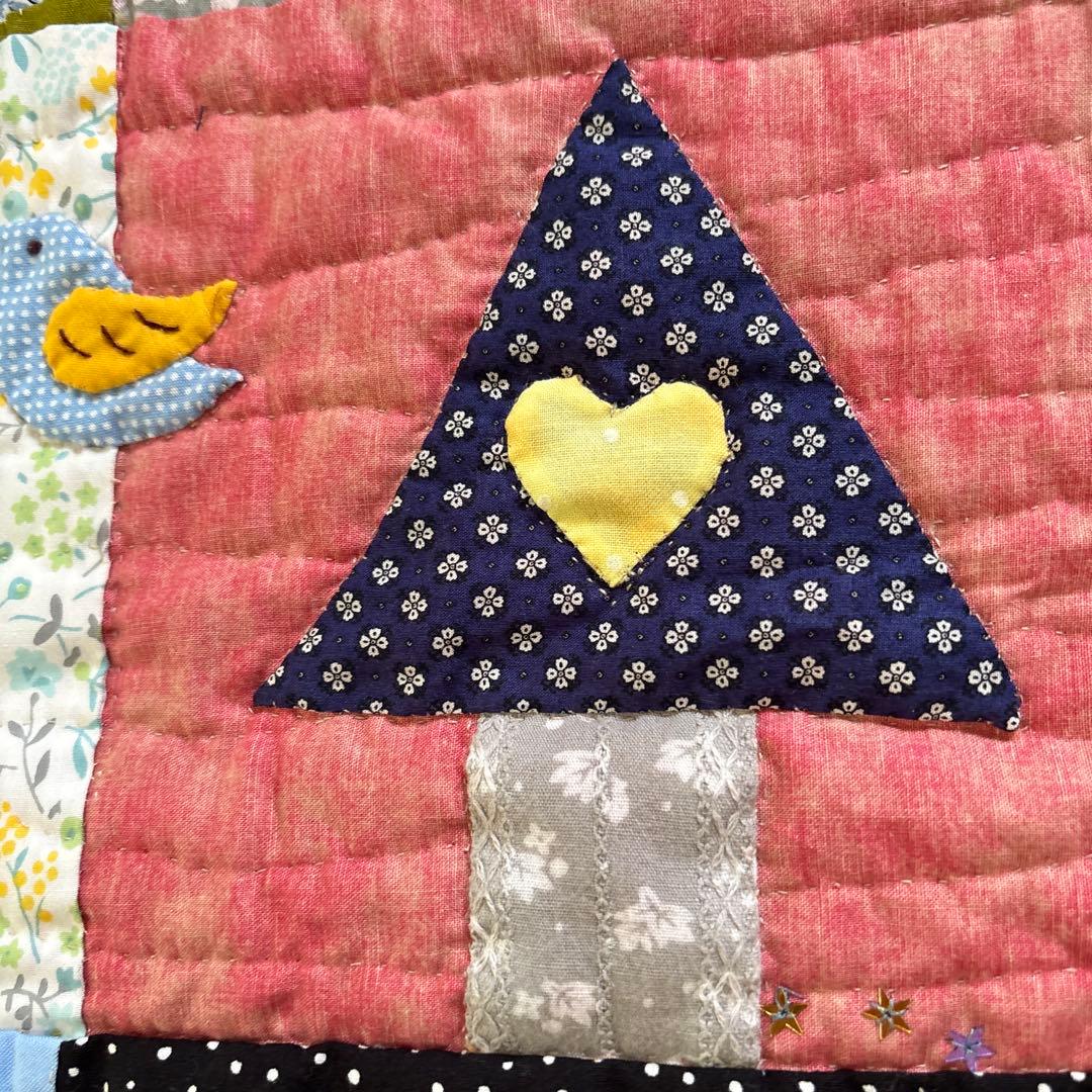 パッチワーク　キルト　タペストリー　刺繍　アップリケ　BIGサイズ