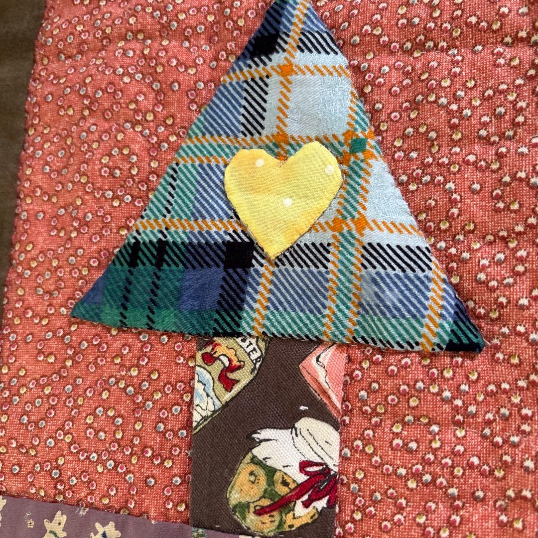 パッチワーク　キルト　タペストリー　刺繍　アップリケ　BIGサイズ