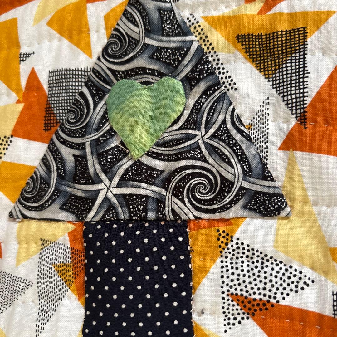 パッチワーク　キルト　タペストリー　刺繍　アップリケ　BIGサイズ