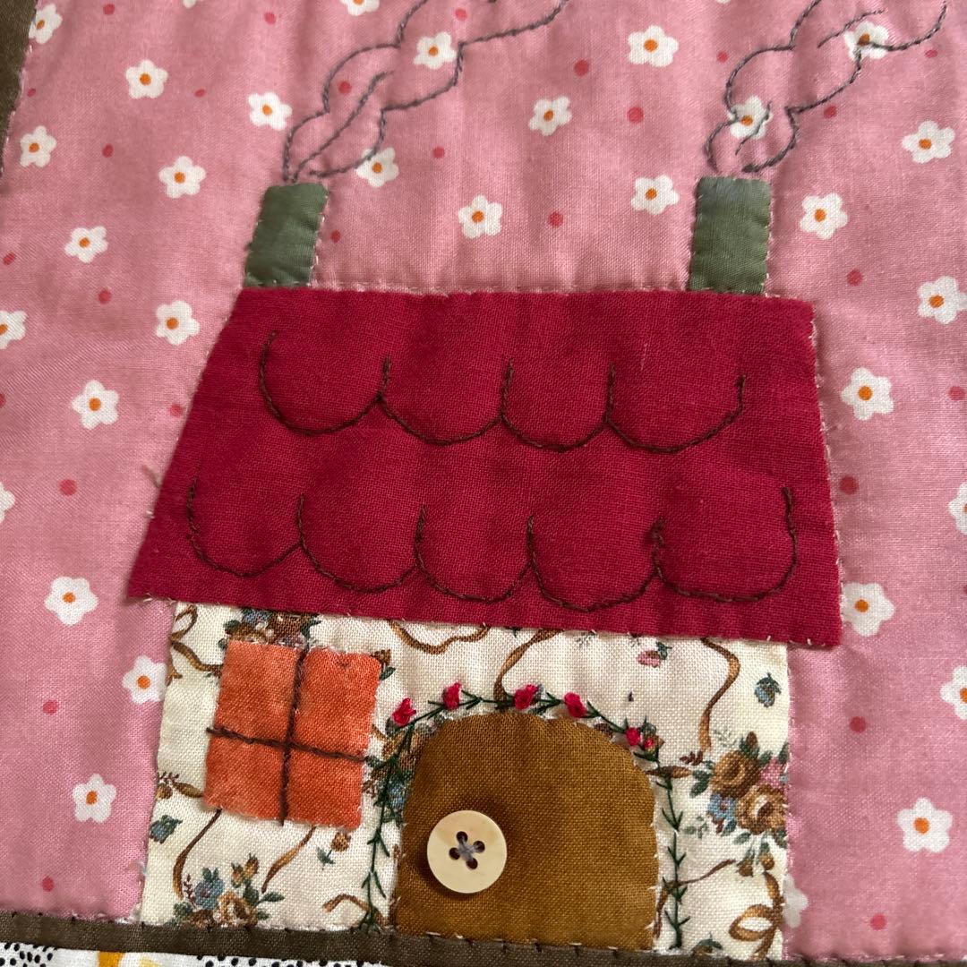 パッチワーク　キルト　タペストリー　刺繍　アップリケ　BIGサイズ