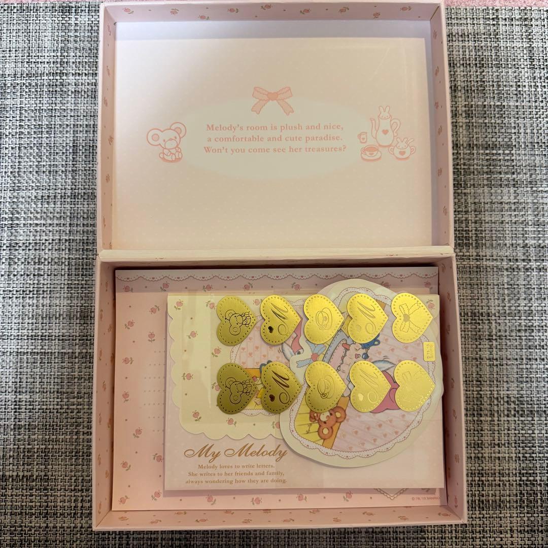【新品未使用】マイメロディ ケース＆レターセット レトロ 当時物 希少 レトロ