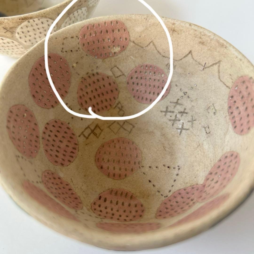 佐藤尚理さん　bonoho ドットデザインのボウル　2個