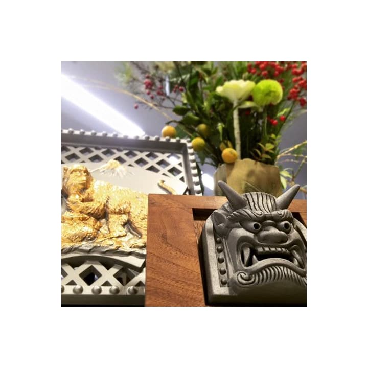 【送料無料】 鬼瓦家守 インテリア ギフト 04 オブジェ 玄関 魔除け