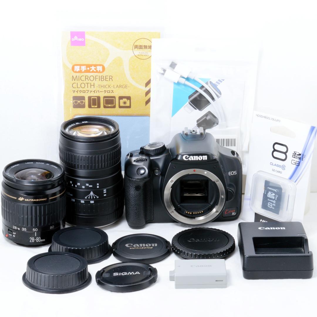 ⭐️実用品⭐️Canon EOS Kiss X2 ダブル★ショット数9028★