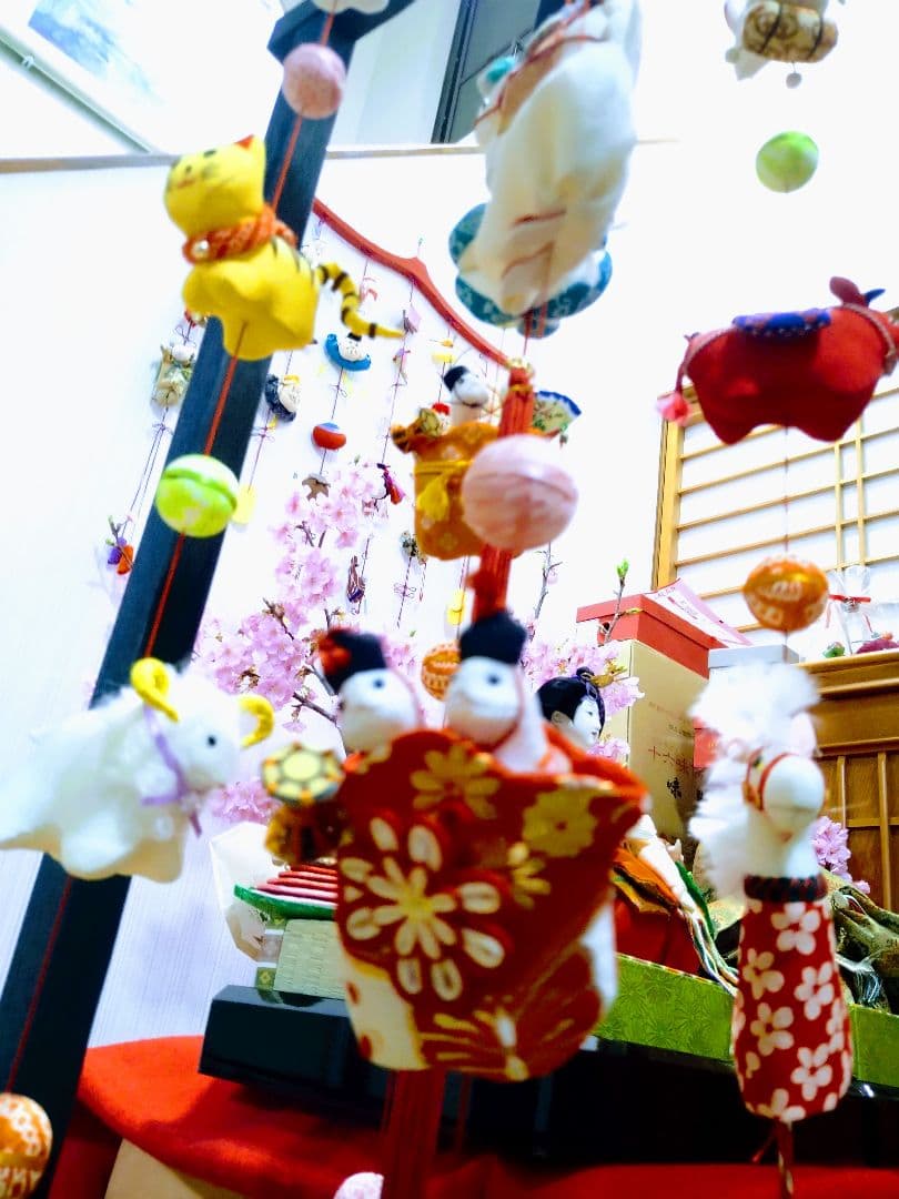 新品　ハンドメイド　吊るし雛