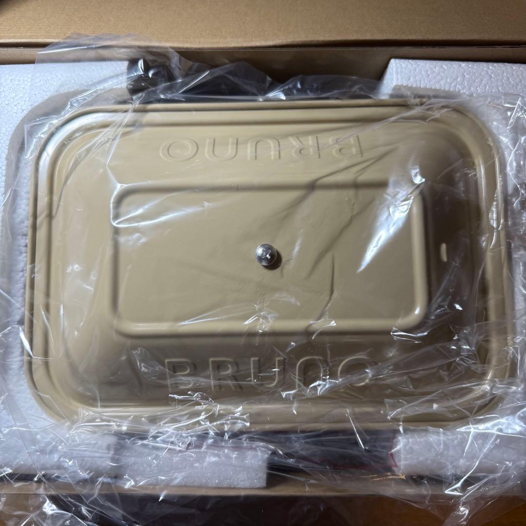 新品 BRUNO ホットプレート たこ焼きプレート付き