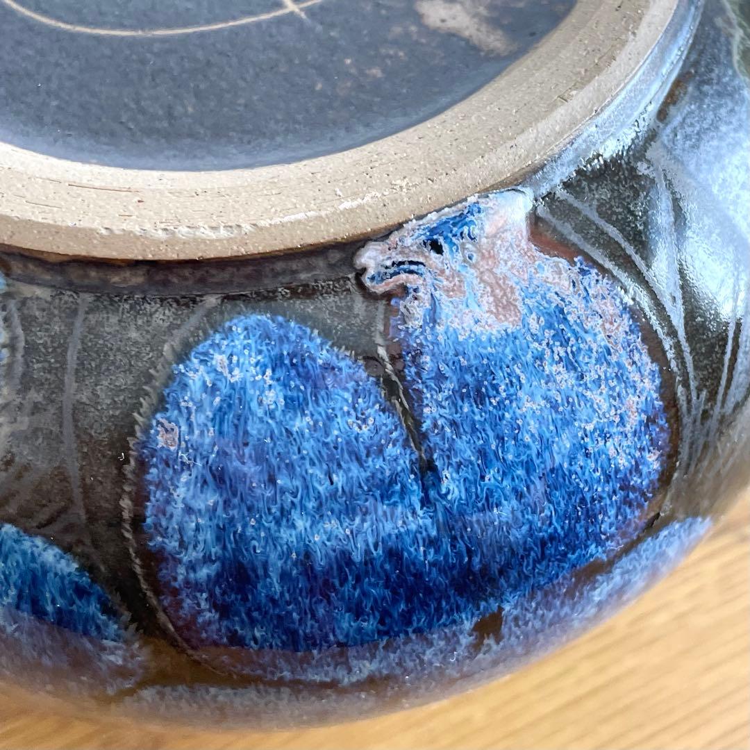 英国ビンテージ Crich pottery フラワーベース 花瓶 Denby