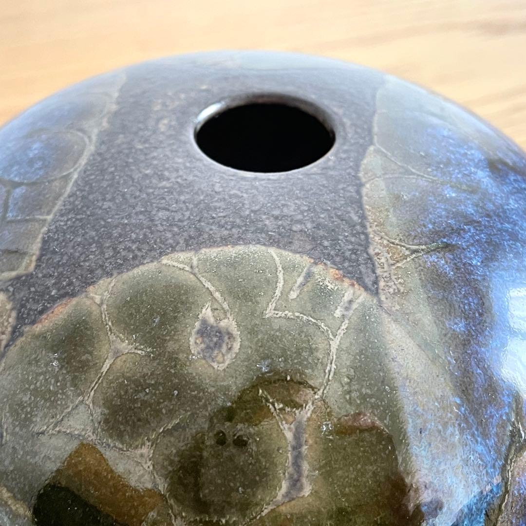 英国ビンテージ Crich pottery フラワーベース 花瓶 Denby