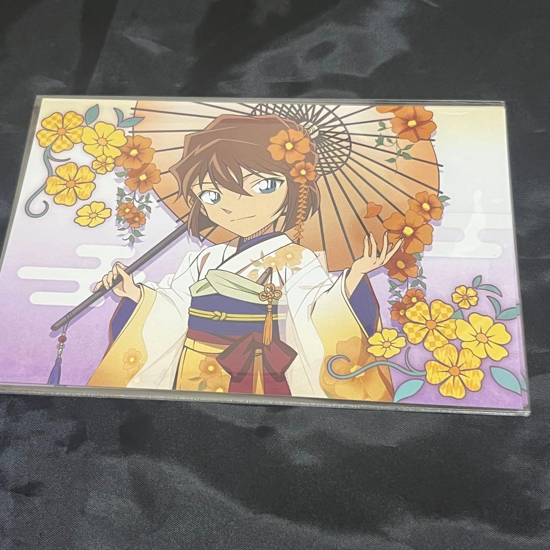 名探偵コナン AGF 秋の華和装 灰原哀 クラックス スパークル缶バッジ