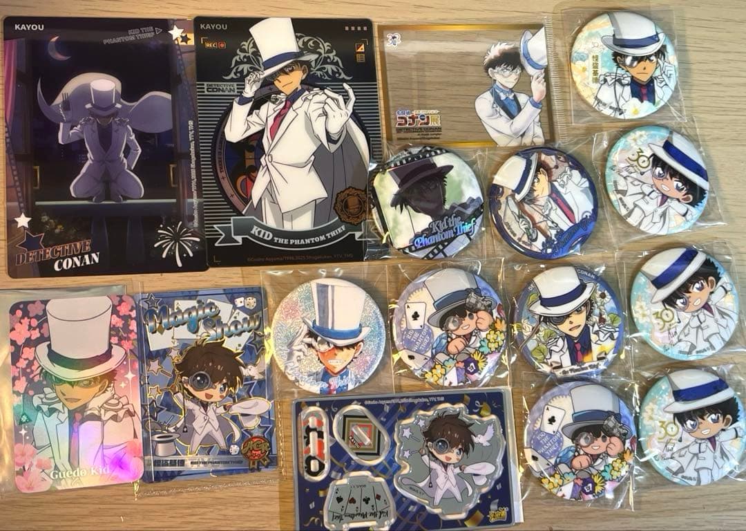【引越し整理】名探偵コナン　中国限定　正規品　　 怪盗キッド 15点セット
