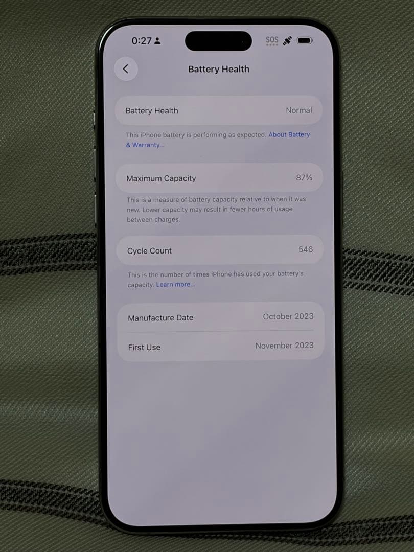 Apple iPhone 15 Pro max ナチュラルチタニウム 本体