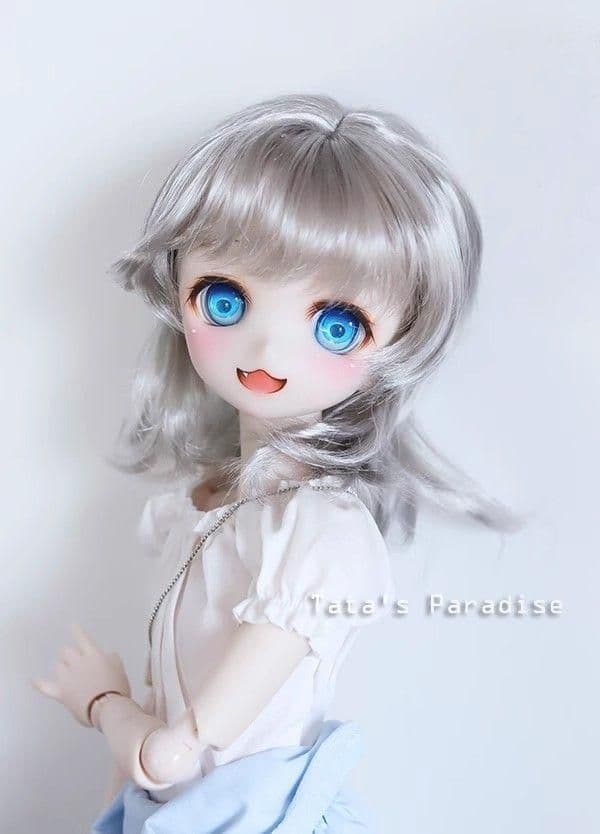 AX70 BJD 1/3 人形 ドール　用ウィッグ カツラ 耐熱 ハンドメイド