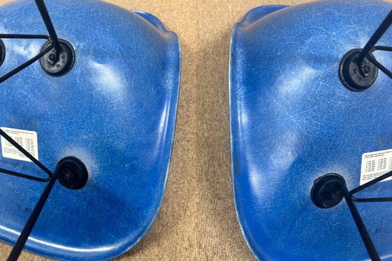 希少 ハーマンミラー 80s イームズチェア FRP ヴィンテージ ブルー