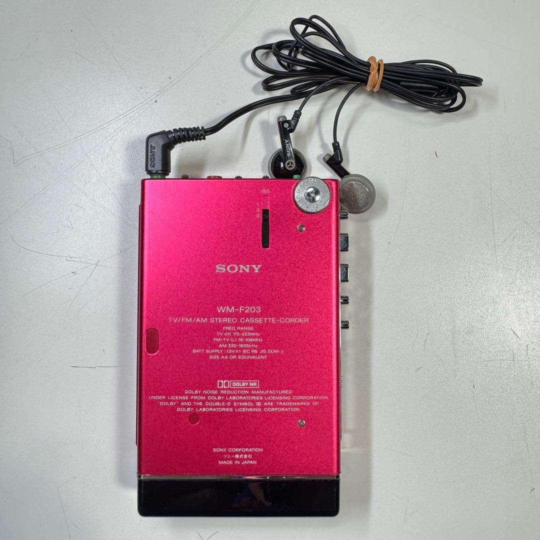 リ*能様 ジャンク SONY RECORDING WALKMAN WM-F203