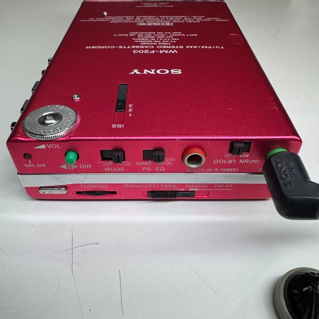 リ*能様 ジャンク SONY RECORDING WALKMAN WM-F203