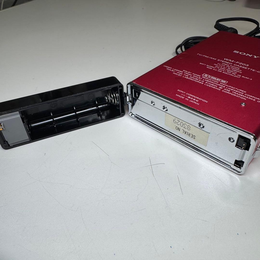 リ*能様 ジャンク SONY RECORDING WALKMAN WM-F203