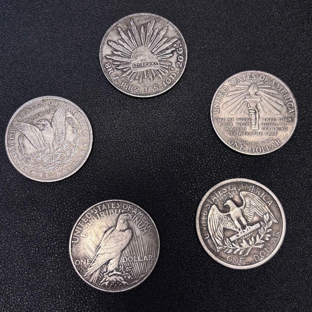 R15 海外古錢 銀貨　硬貨　5枚セット