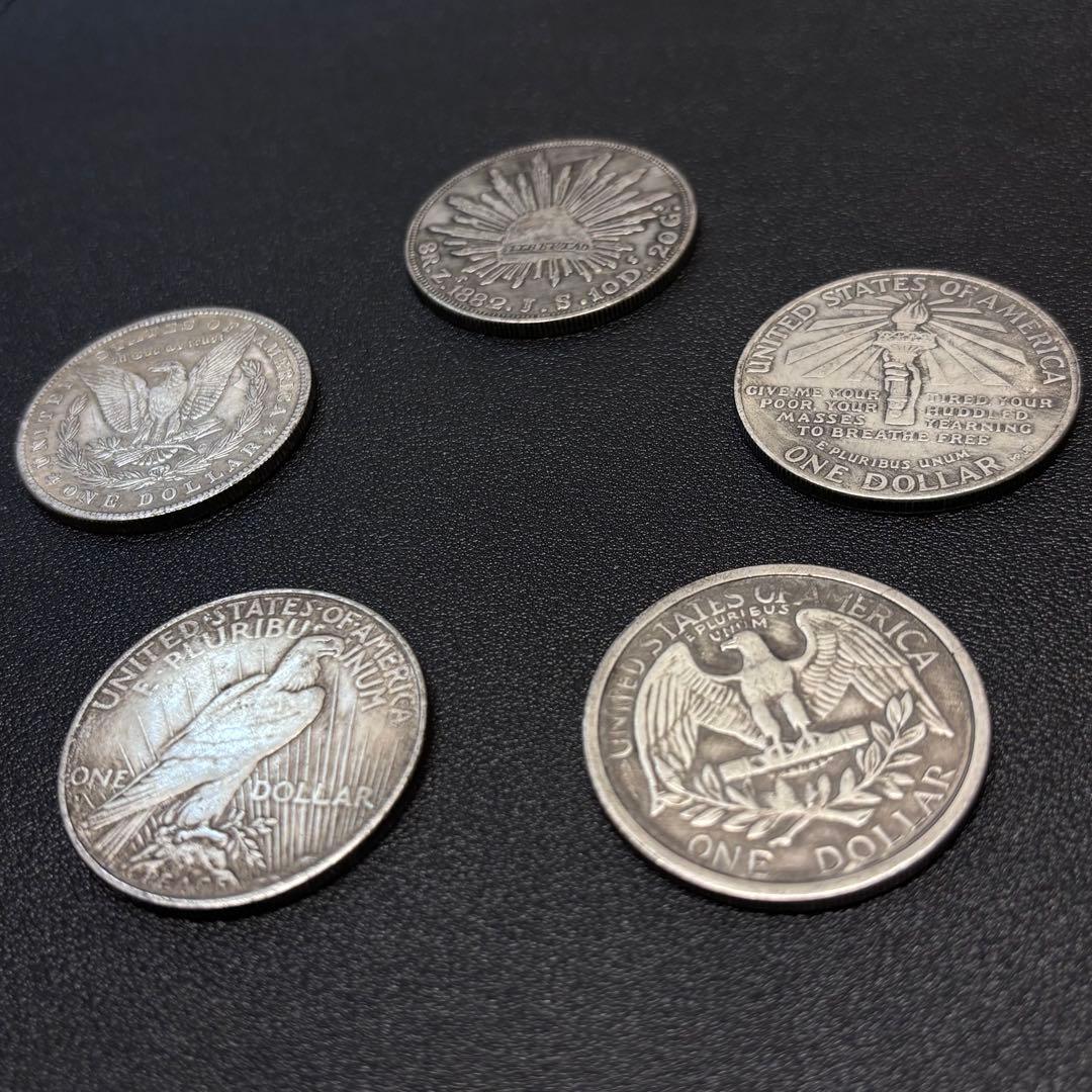 R15 海外古錢 銀貨　硬貨　5枚セット