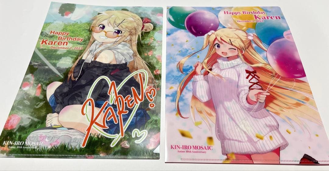 きんいろモザイク クリアファイル ポストカード まとめ売り