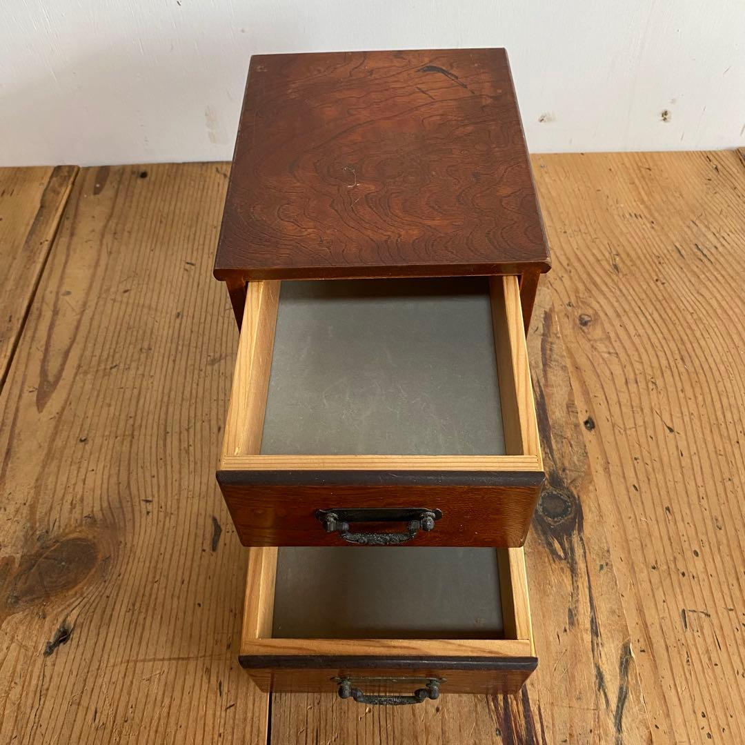 5点セット 小引き出し 裁縫箱 小物入れ 茶箪笥 昭和レトロ z906