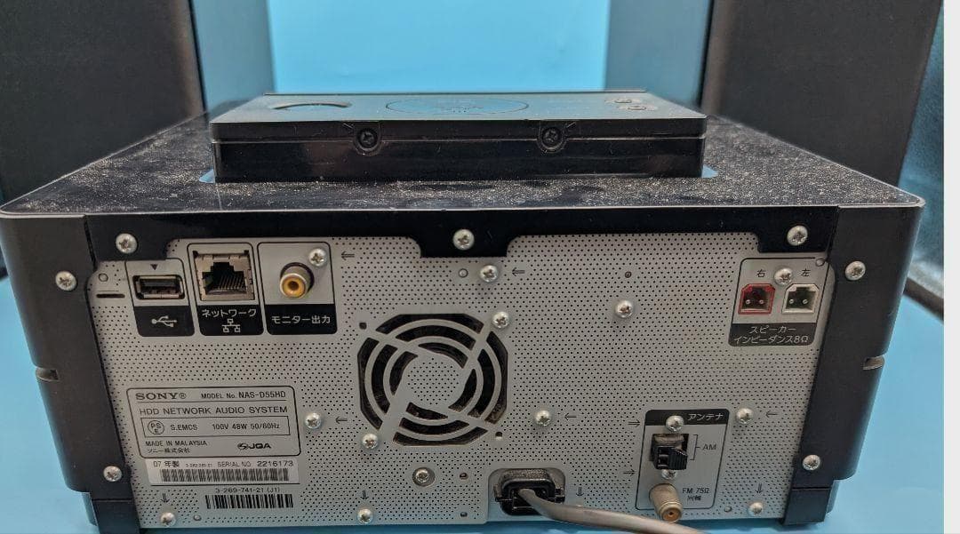 SONY ソニー　 NAS-D55HD ミニコンポ 容量80GB