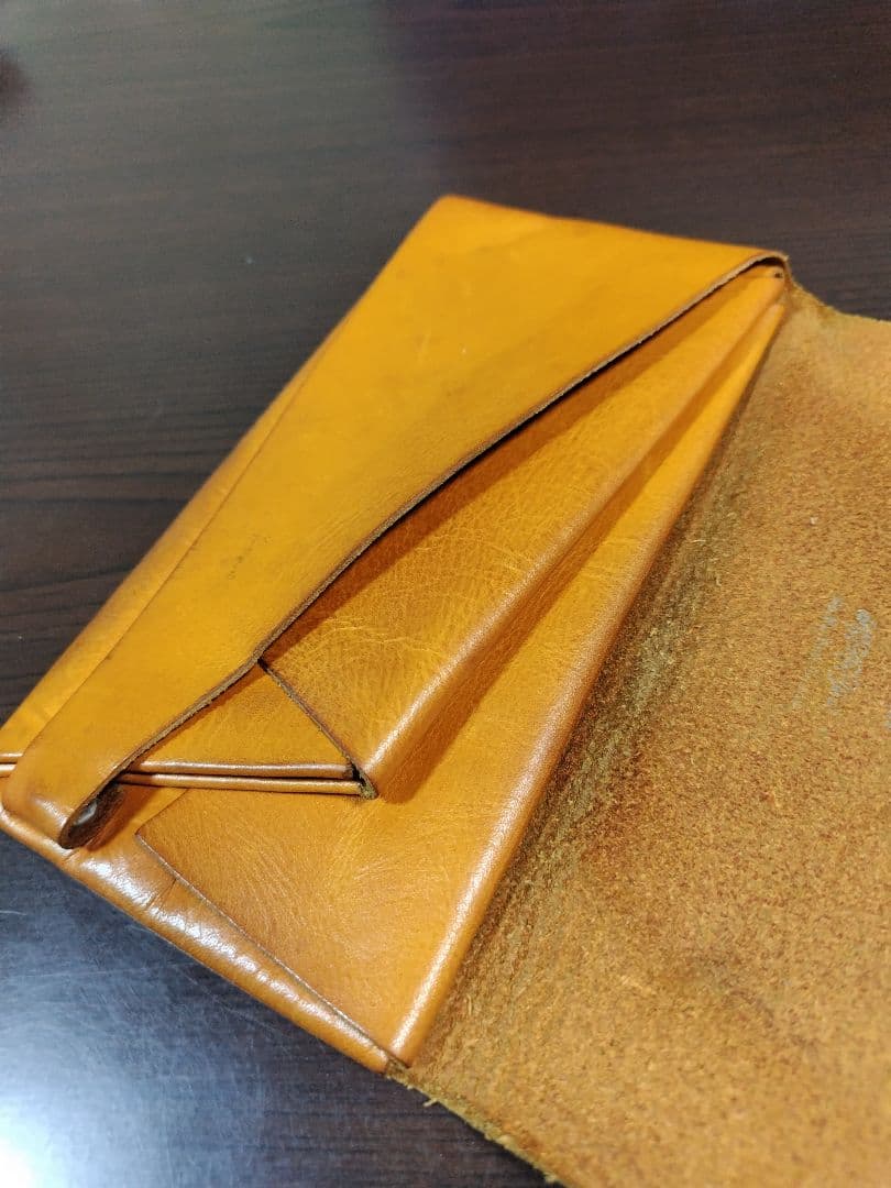 週末限定値下げ 所作 ロングウォレット 長財布 キャメル 定価25000円
