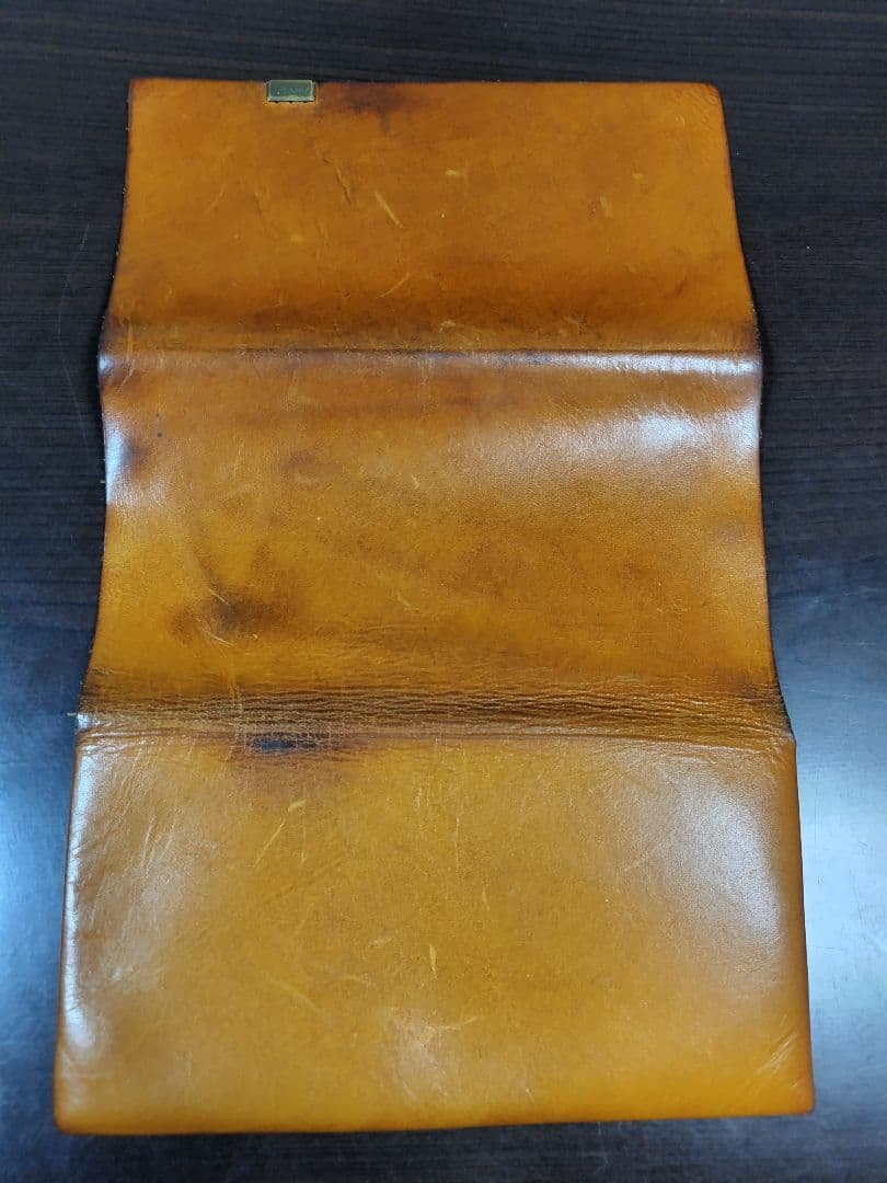 週末限定値下げ 所作 ロングウォレット 長財布 キャメル 定価25000円