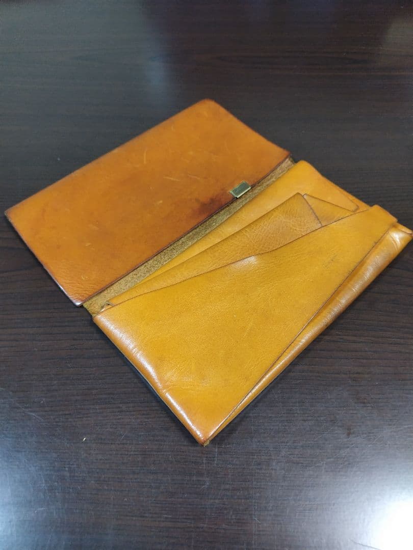 週末限定値下げ 所作 ロングウォレット 長財布 キャメル 定価25000円