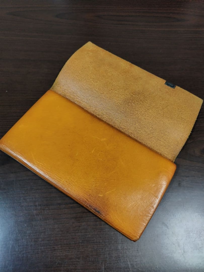 週末限定値下げ 所作 ロングウォレット 長財布 キャメル 定価25000円