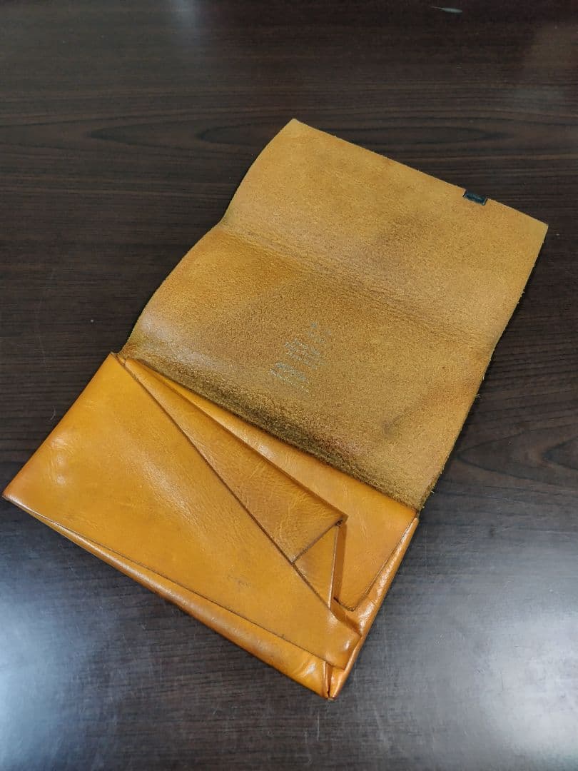 週末限定値下げ 所作 ロングウォレット 長財布 キャメル 定価25000円